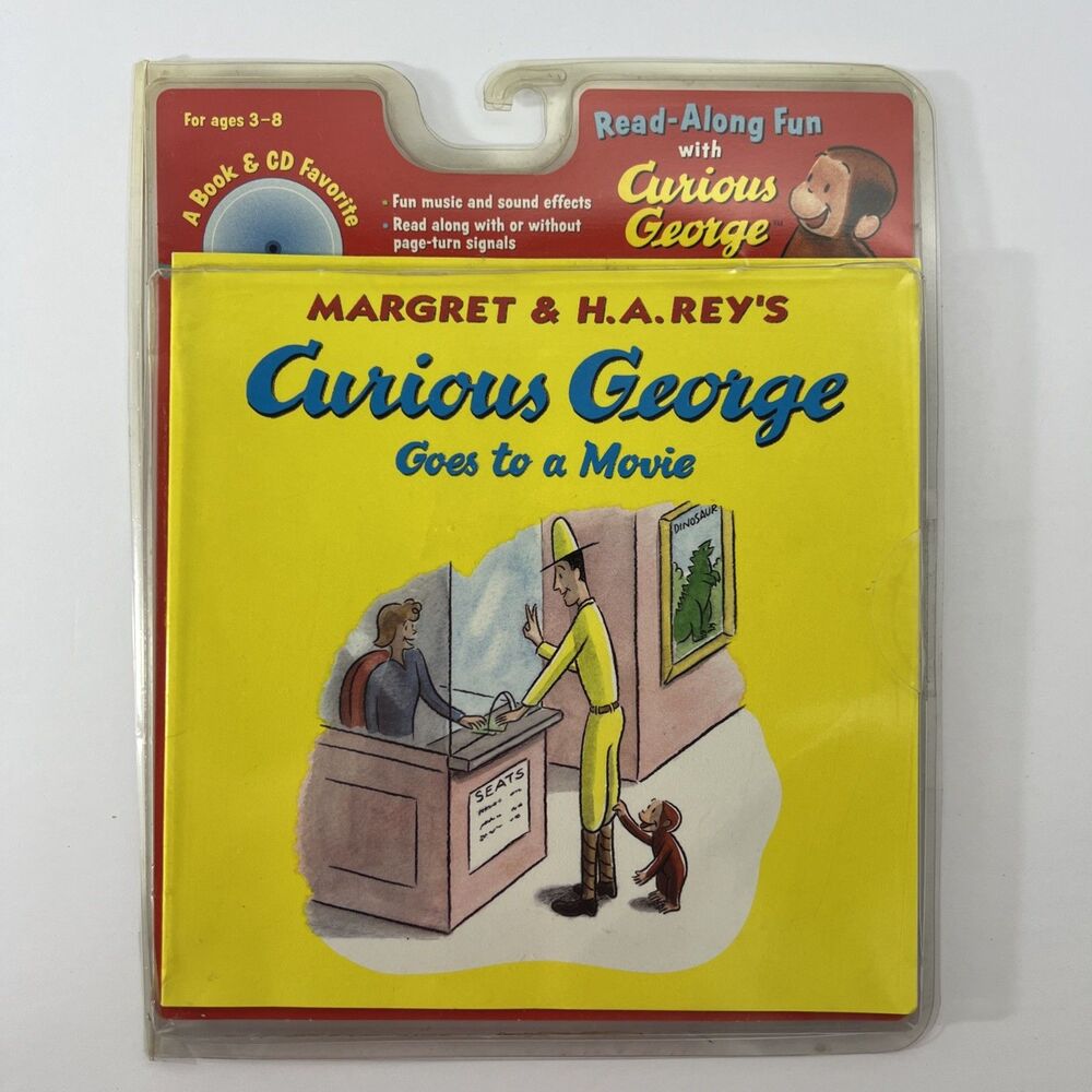 Curious George - Goes to the Movie - Book and CD - In original Sleeve